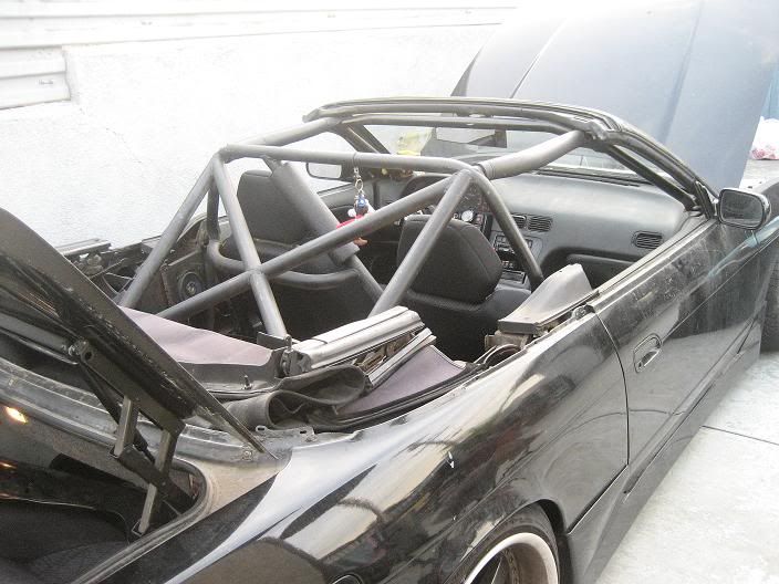 CA S13 convertible shell, New top, Roll cage and more